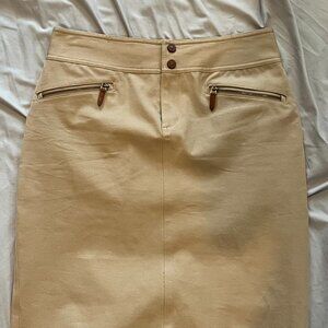 Lauren Ralph Lauren Women's Tan Pencil Skirt